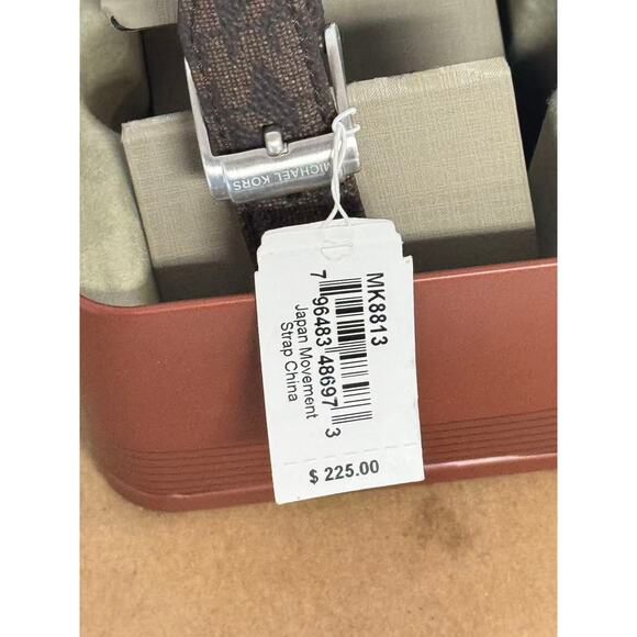 Michael Kors MK8813 Irving Quartz Three-Hand Brown PVC Men's Watch - Picture 3 of 5